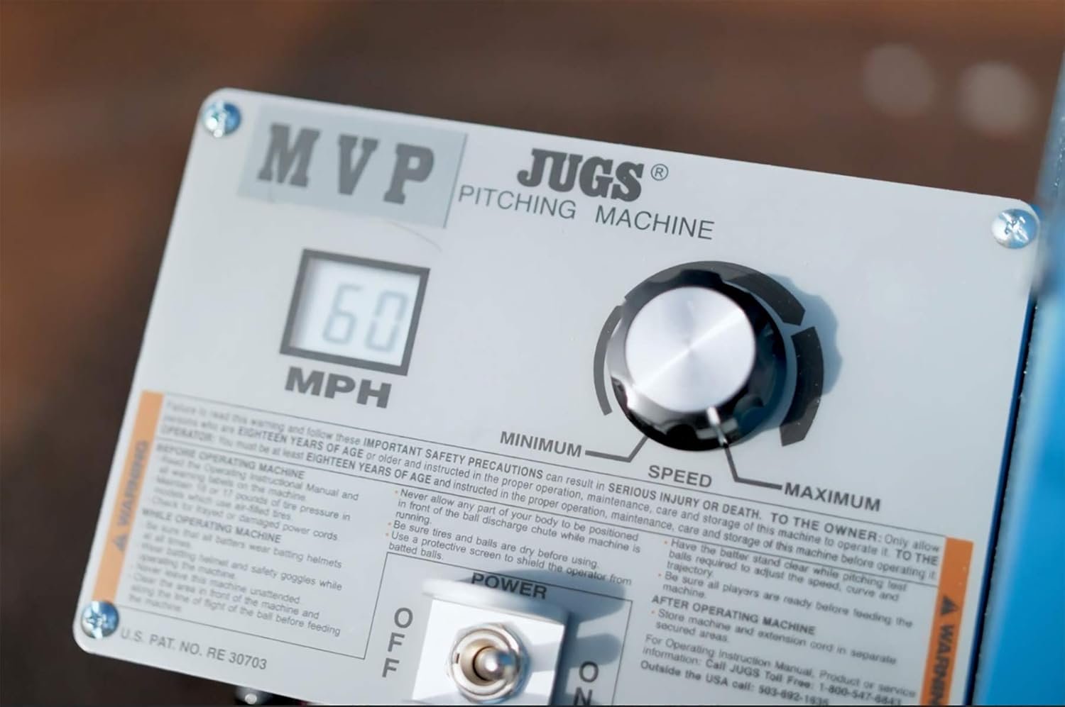 Jugs MVP Combo Pitching Machine �C Adjustable Up to 60 MPH, for Baseball & Softball, Ideal for Pitching-Machine Leagues