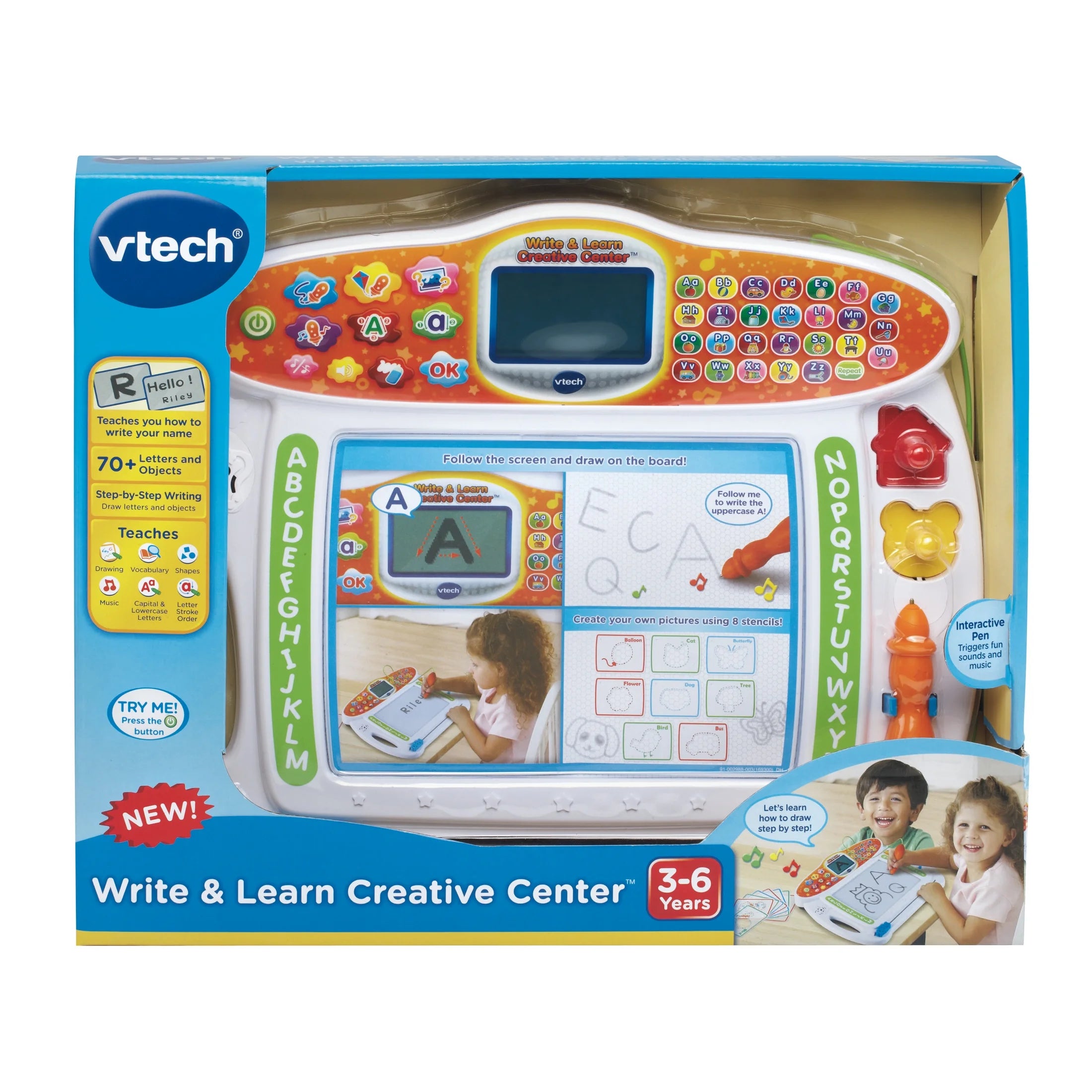 VTech Write and Learn Creative Center, Interactive Writing Toy for Preschoolers, Ages 3-6