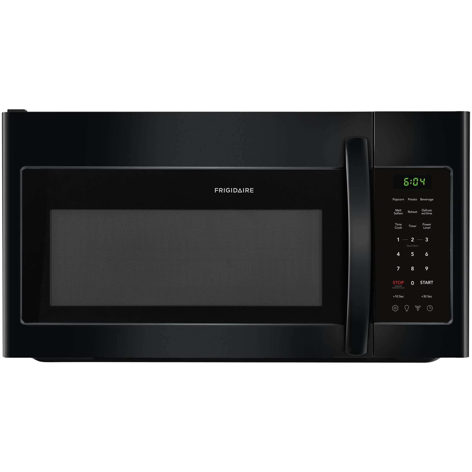 Frigidaire 1.8 cu.ft. Black Over-the-Range Microwave Oven with 1000W Power & 300 CFM Venting System