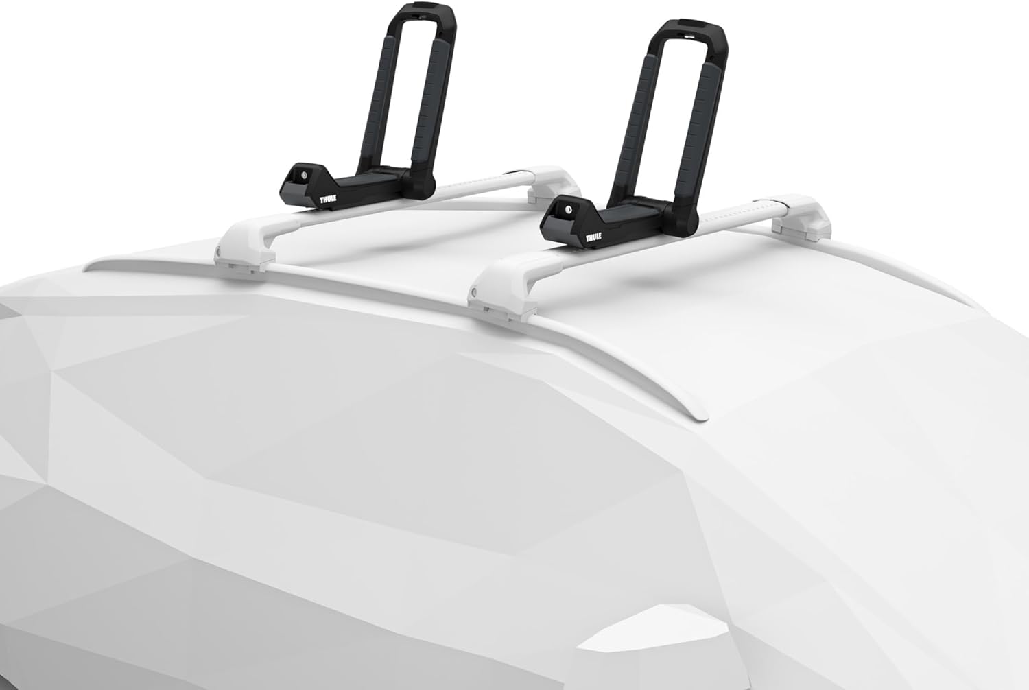 Hull-a-Port Aero Rooftop Kayak Rack - Carries 1 kayak - Anti-theft design - Foldable design - Rubber padding mounting surface - Easy strap management - 75lb weight capacity