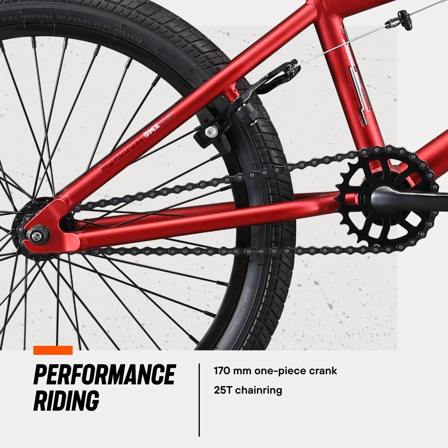 Legion Kids Freestyle Sidewalk BMX Bike, Beginner Riders, Boys and Girls, 16-20-inch Wheels, Hi-Ten Steel Frame, Micro Drive BMX Gearing