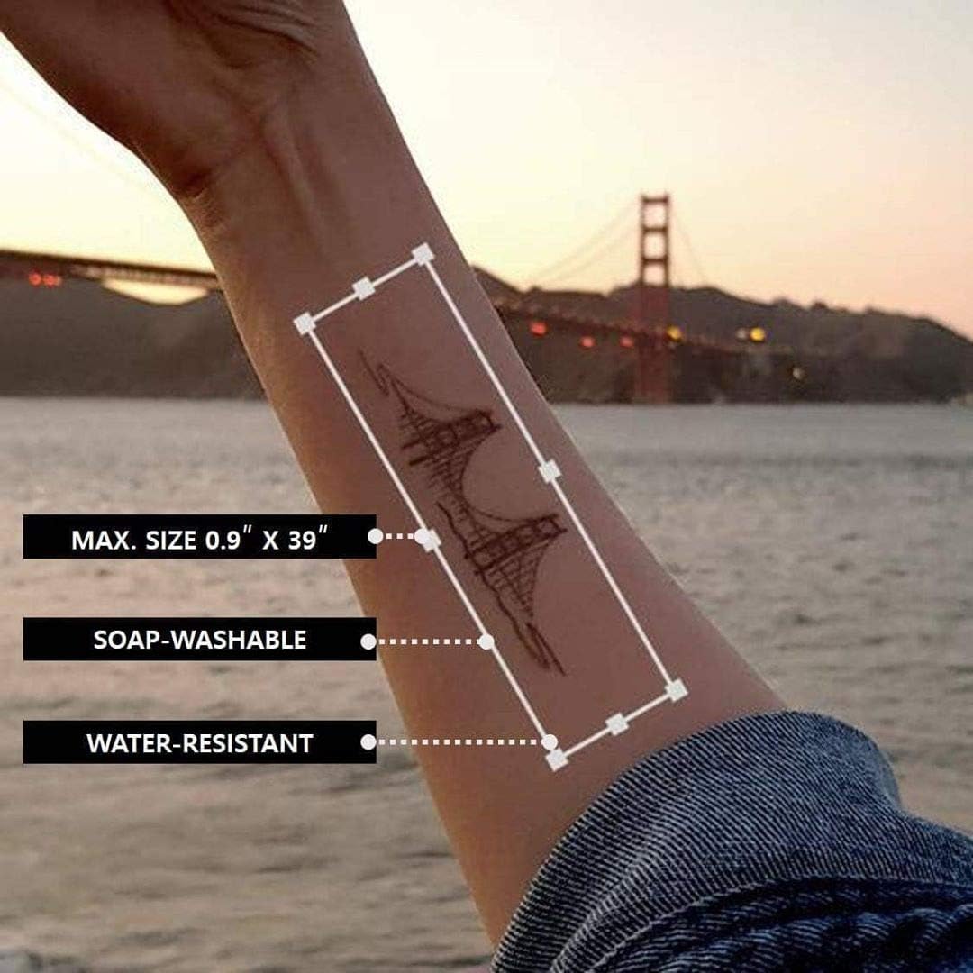 Prinker S Temporary Tattoo Device with Black Ink, Water-Resistant, Compatible with iOS & Android, Includes Battery & Charger