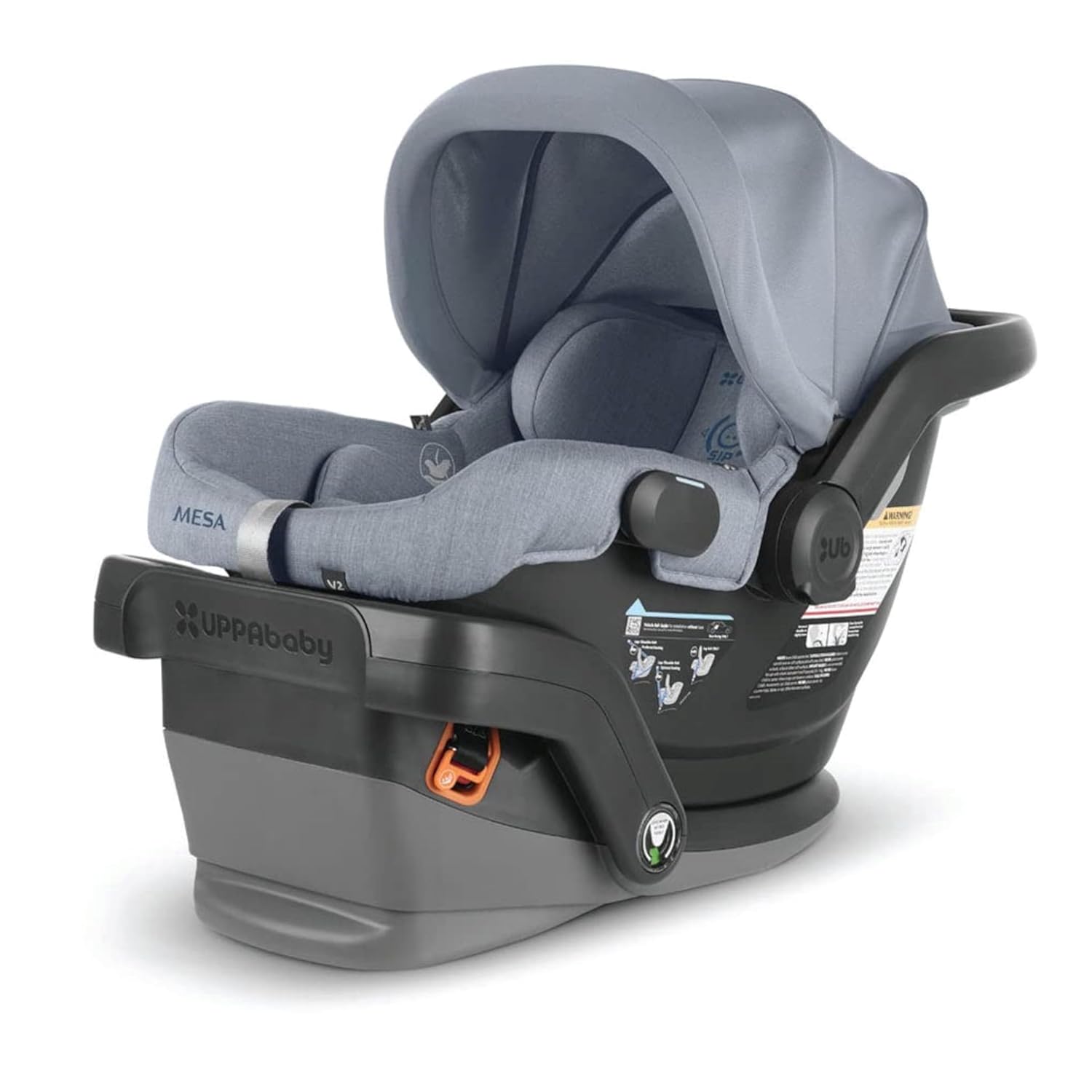 Infant Car Seat/Easy Installation/Innovative SmartSecure Technology/Base + Robust Infant Insert Included/Direct Stroller Attachment/Jake (Charcoal)