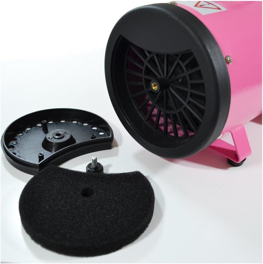 Flying Pig High Velocity Dog Pet Stand Grooming Dryer w/Variable Air Speed & Heat (Purple)