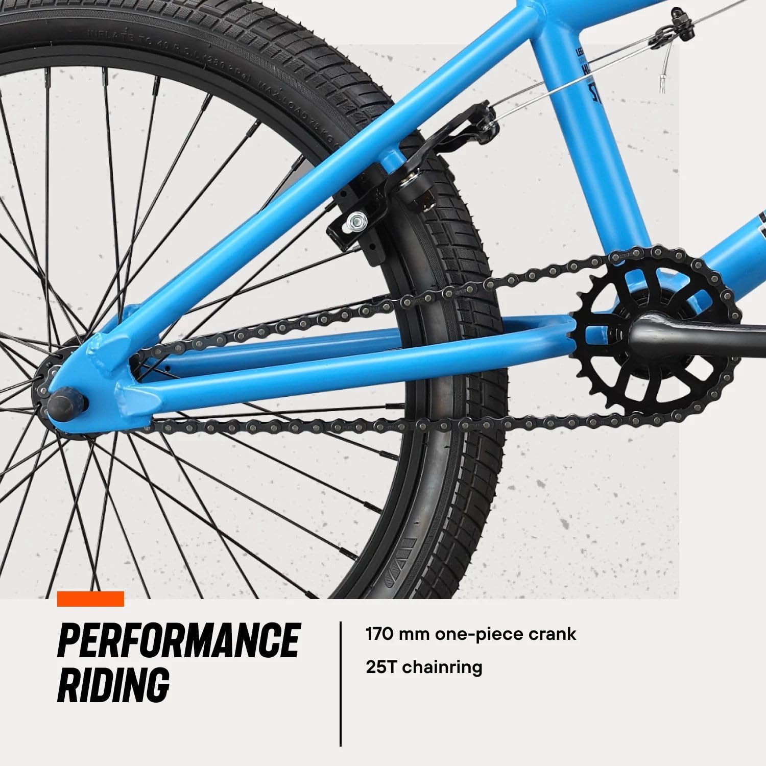 Legion Kids Freestyle Sidewalk BMX Bike, Beginner Riders, Boys and Girls, 16-20-inch Wheels, Hi-Ten Steel Frame, Micro Drive BMX Gearing