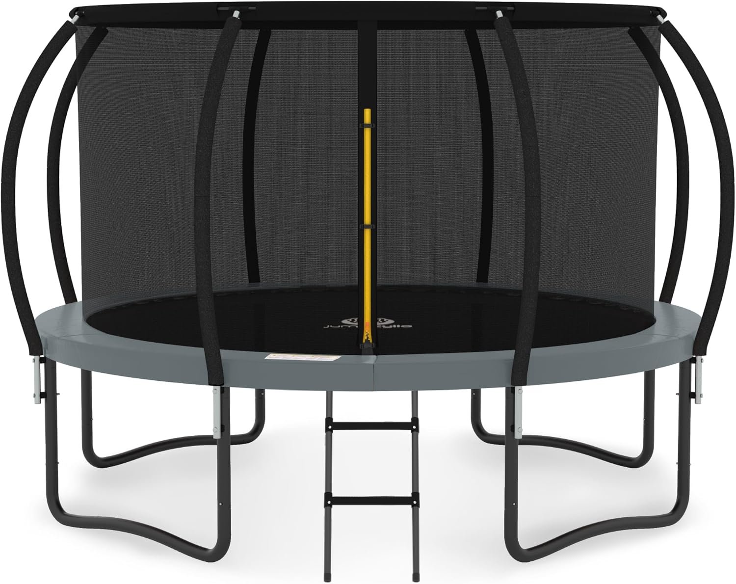 JUMPZYLLA Trampoline 8FT 10FT 12FT 14FT 15FT 16FT Trampoline with Enclosure �C Recreational Trampolines with Ladder and AntiRust Coating, ASTM Approval Outdoor Trampoline for Kids