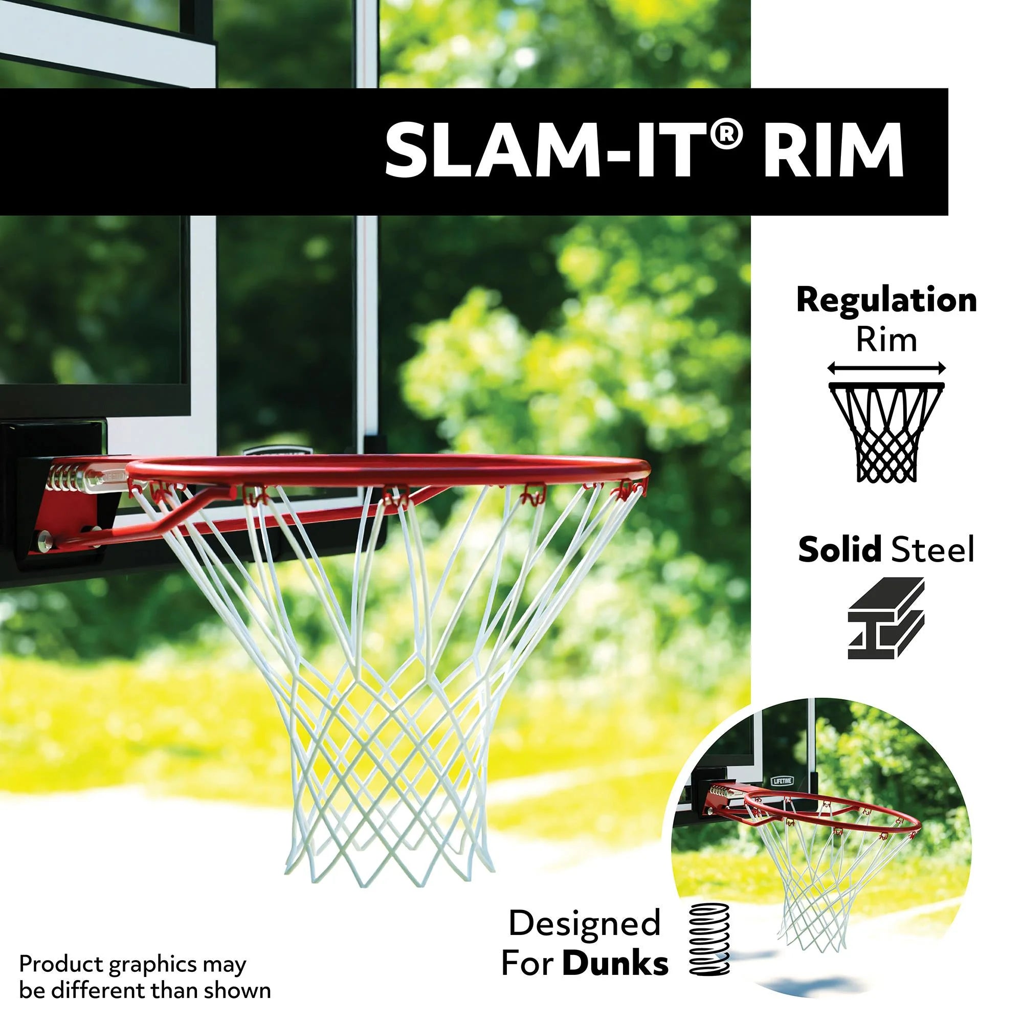 Lifetime Adjustable Youth Portable Basketball Hoop - 90022