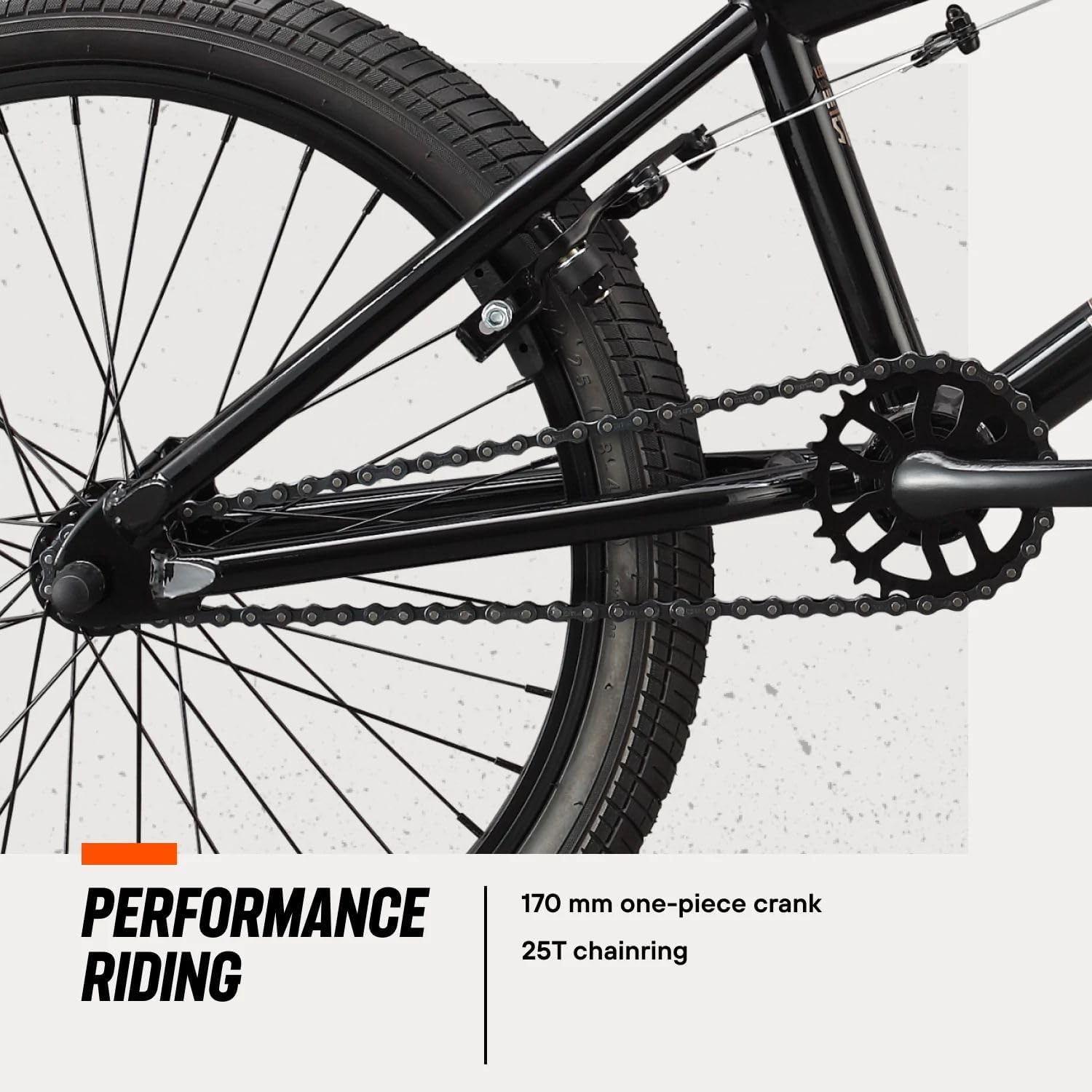 Legion Kids Freestyle Sidewalk BMX Bike, Beginner Riders, Boys and Girls, 16-20-inch Wheels, Hi-Ten Steel Frame, Micro Drive BMX Gearing