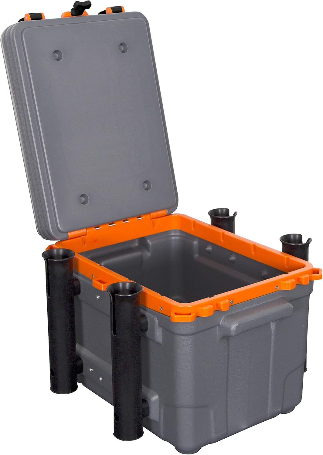 Kayak Krate by Anglet  C 4 Rod Holders, Portable Water-Resistant Tackle Storage, 29L Capacity, Classic Style for Kayaking