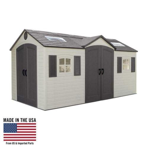 g Lifetime 15 x 8 ft. Storage Shed
