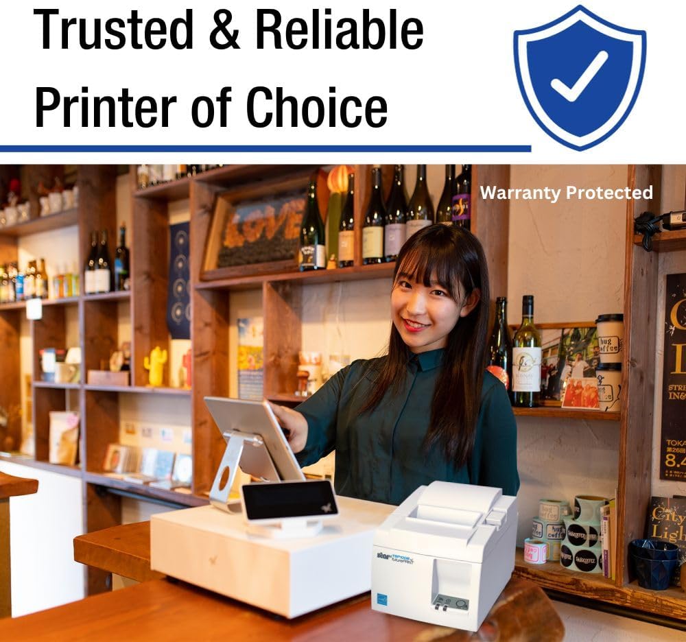 Thermal Receipt Printer with Device and Mfi USB Ports, Auto-cutter, and Internal Power Supply - Gray