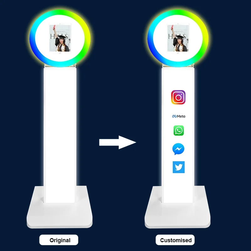 Automatic Selfie 12.9 inch Ipad Photo Booth Floor Stand Selfie PhotoBooth for Wedding Party??