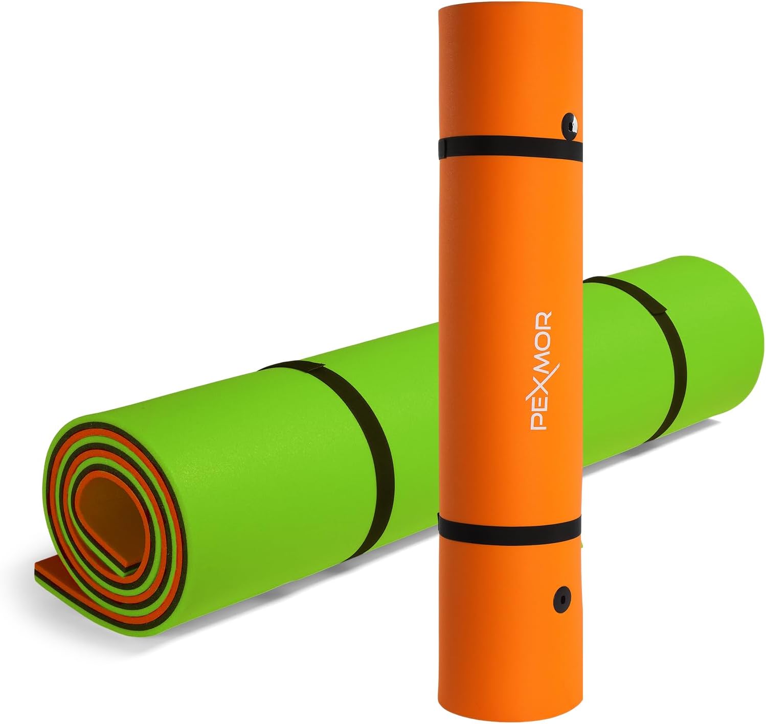 Floating Water Mat, 9/12/18 FT Lily Pad Floating Mat for The Water, 3-Layer XPE Foam Water Floating Island w/Bungee Tether & Storage Straps for Lake Pool Beach River