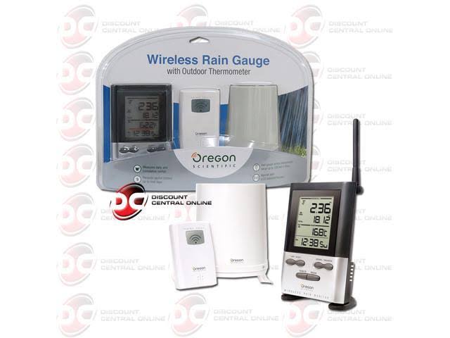 Oregon Scientific Wireless Rain Gauge Weather Station with Remote Sensor