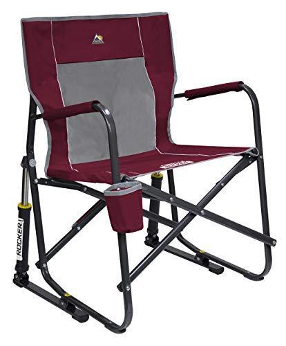 g GCI Outdoor Freestyle Rocker Portable Folding Rocking Chair, Cinnamon
