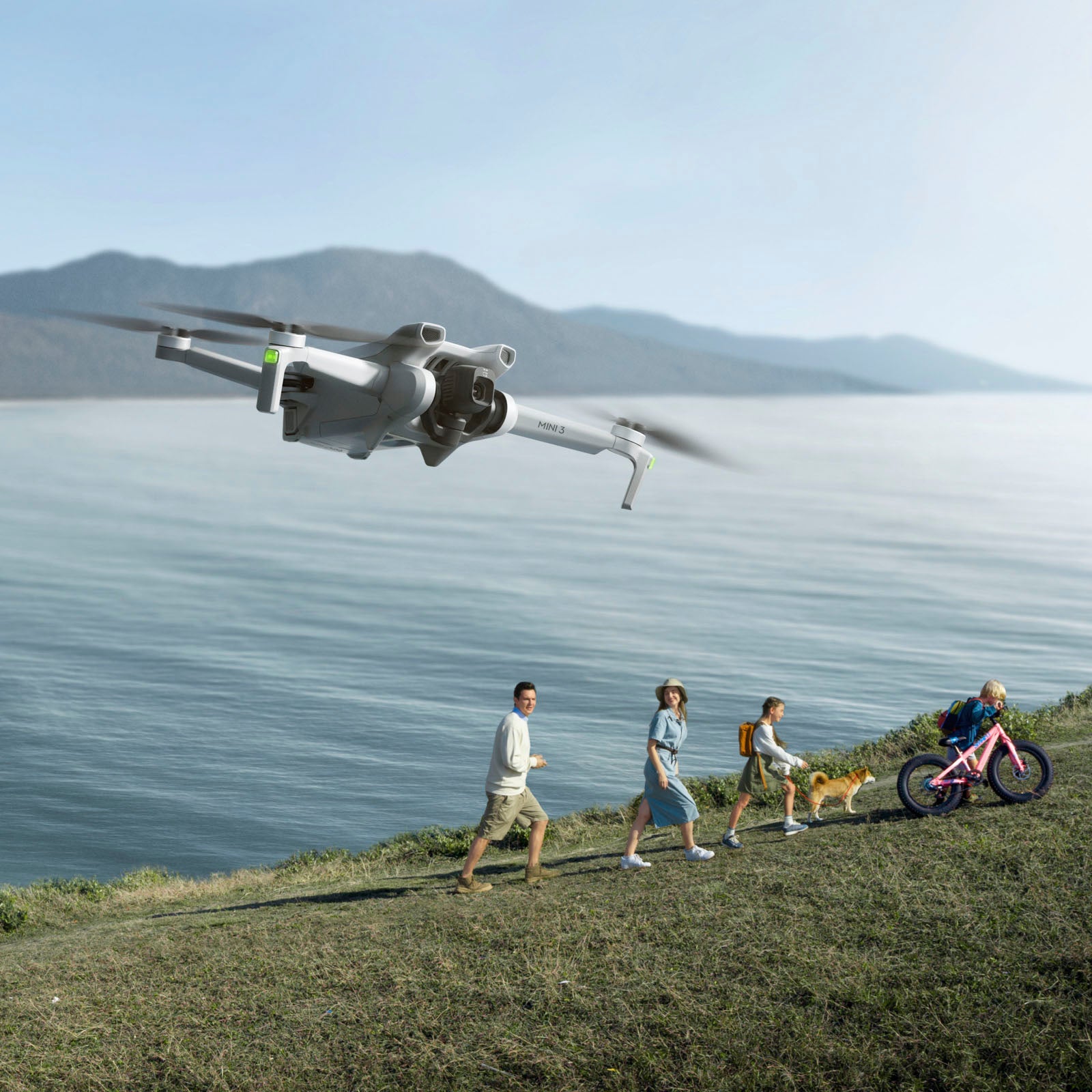 Mini 3 Drone with Remote Control - Gray