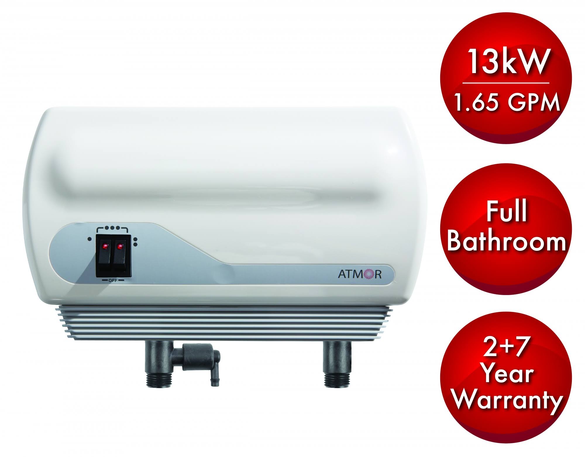 g Atmor Tankless Electric Instant Water Heater: 13kW-240V