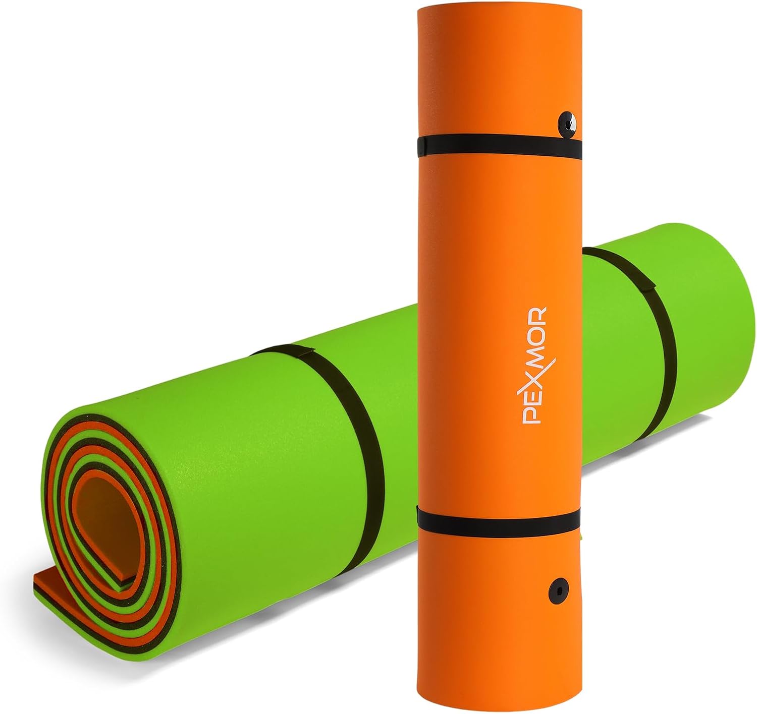 Floating Water Mat, 9/12/18 FT Lily Pad Floating Mat for The Water, 3-Layer XPE Foam Water Floating Island w/Bungee Tether & Storage Straps for Lake Pool Beach River