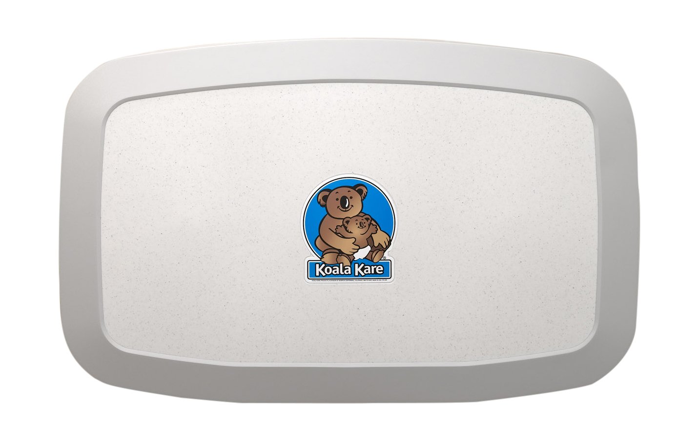 Koala Kare Horizontal Baby Changing Station, Cream, Extra-Wide Surface, Safety Belts, Microban Protection