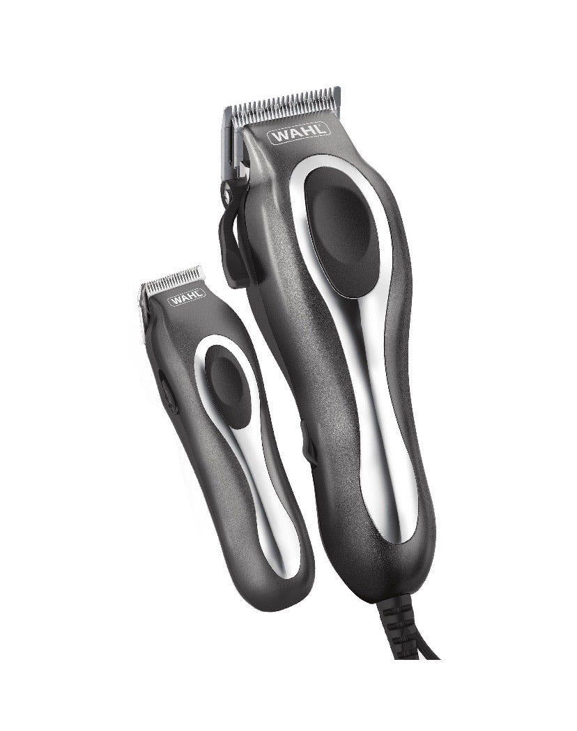 Wahl Deluxe Chrome Pro Hair Clipper & Trimmer Kit, 25-Piece Set