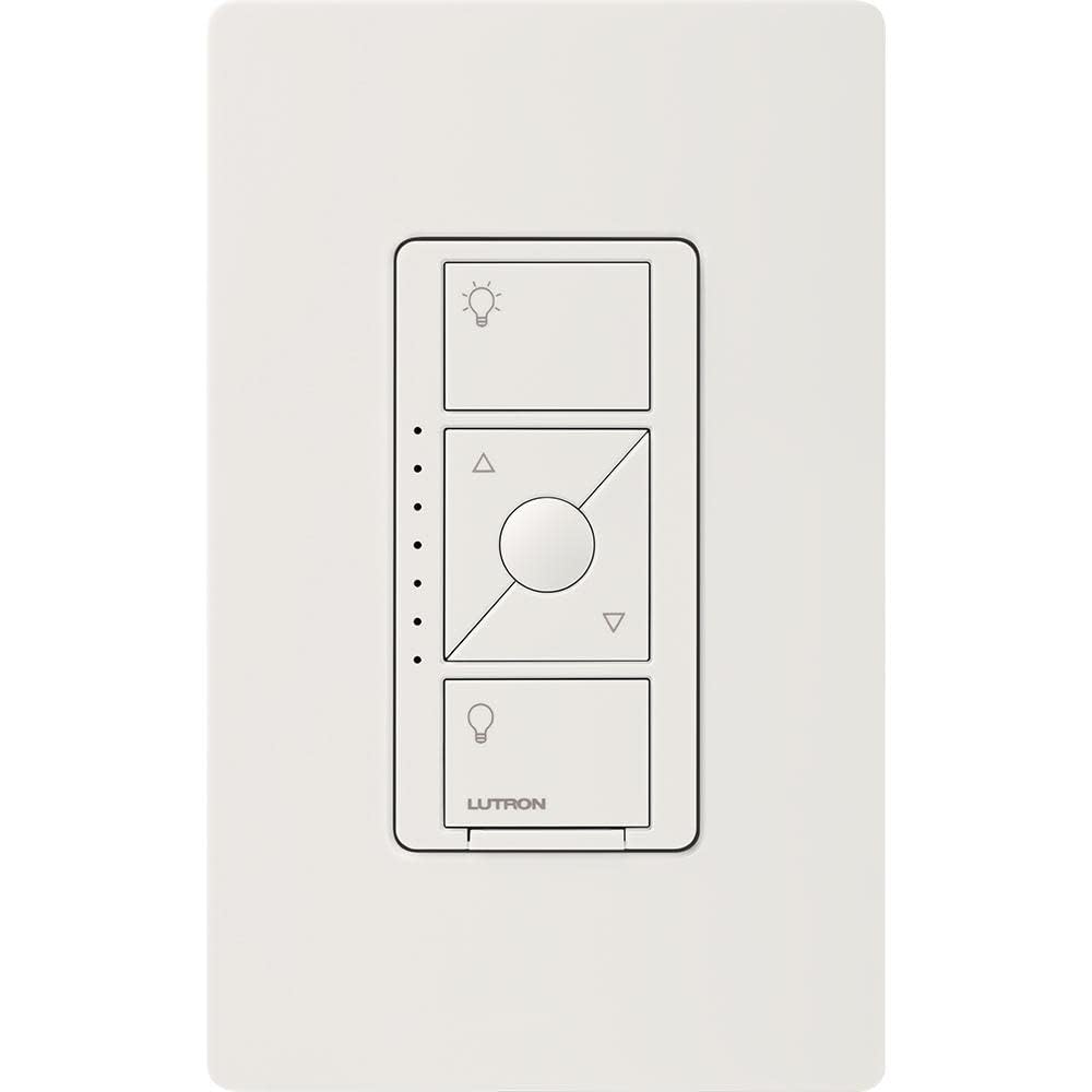 Lutron Caseta ELV+ Smart Dimmer Switch, 250W LED, Alexa Compatible, White, 2-Pack