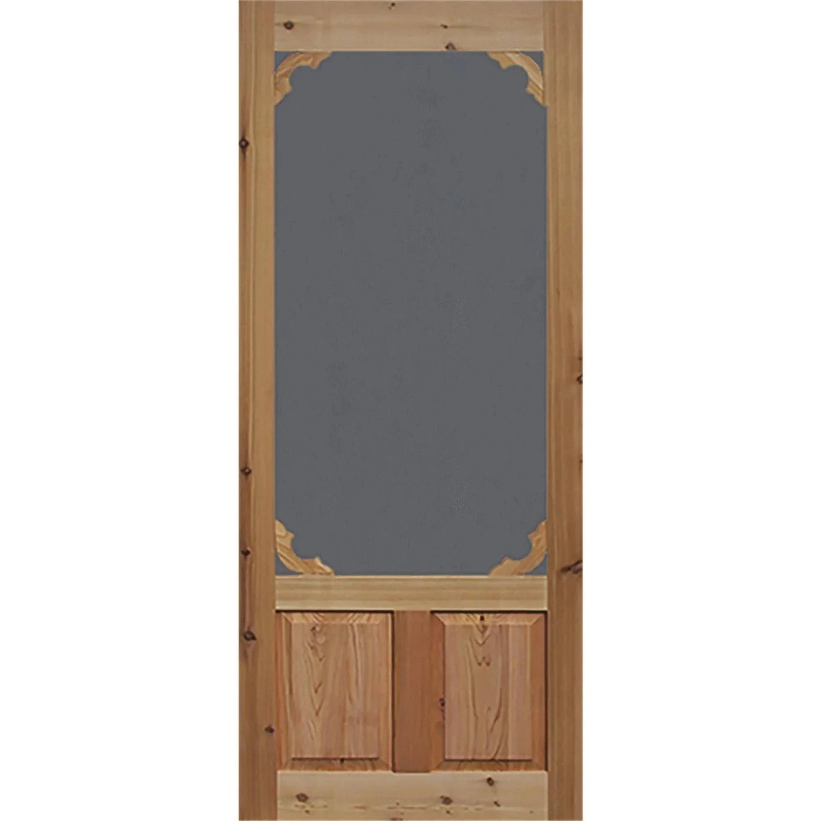Bay 36 in. x 80 in. Woodland Cedar Screen Door