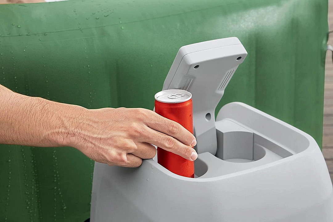 Bestway Lay-Z-Spa Miami Inflatable Hot Tub, 4-Person AirJet Spa, Portable and Easy Setup