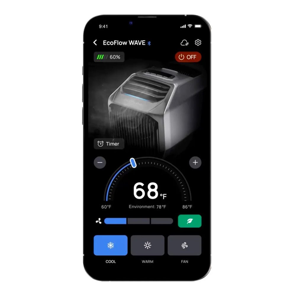 ECOFLOW WAVE 2 1800W Portable Outdoor AC With Heater, 6K BTU (SAK84173)