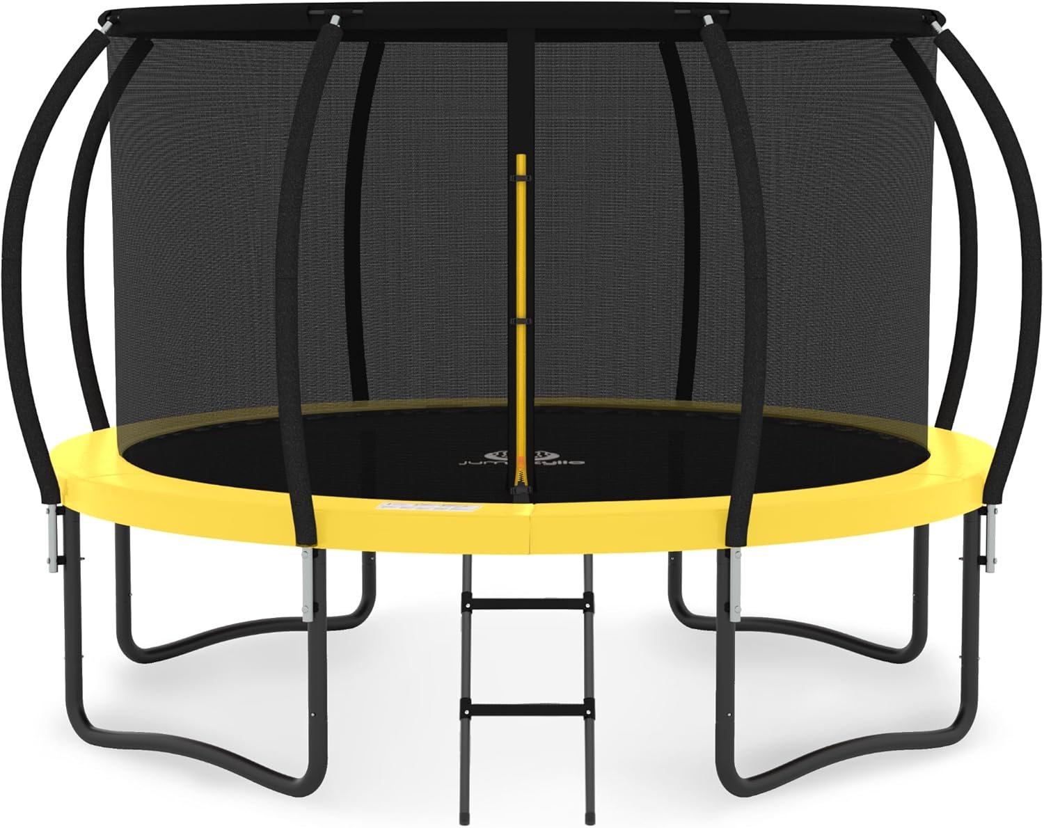 JUMPZYLLA Trampoline 8FT 10FT 12FT 14FT 15FT 16FT Trampoline with Enclosure �C Recreational Trampolines with Ladder and AntiRust Coating, ASTM Approval Outdoor Trampoline for Kids