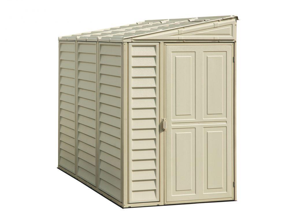 g DuraMax 4��x8�� Stronglasting SideMate Vinyl Shed & Foundation