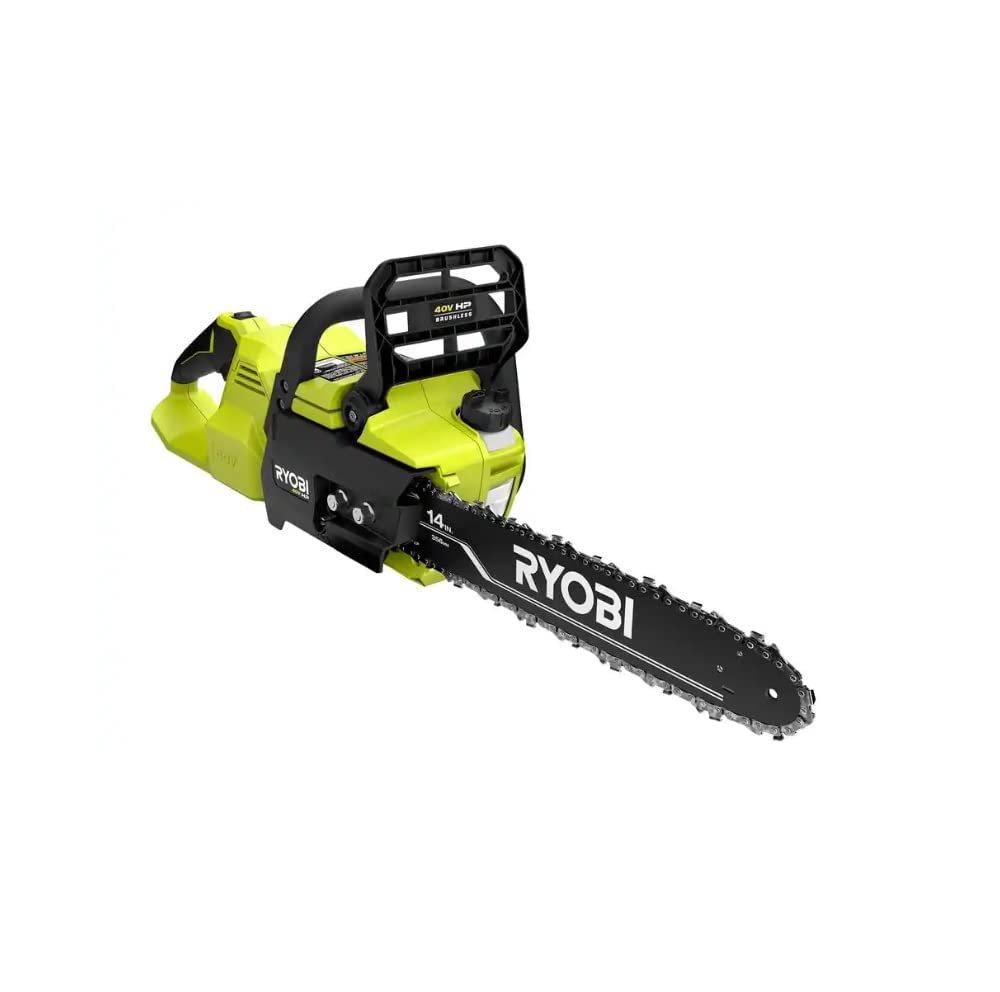 Ryobi RY40580 18 40V HP Chainsaw Kit with Case Battery & Charger