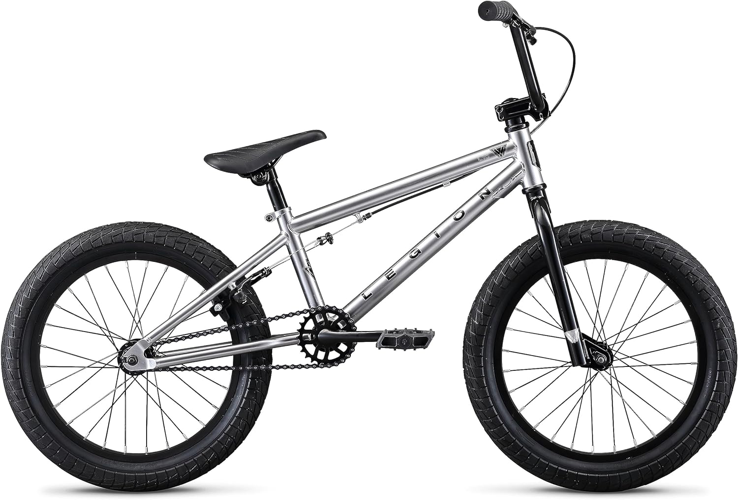 Legion Kids Freestyle Sidewalk BMX Bike, Beginner Riders, Boys and Girls, 16-20-inch Wheels, Hi-Ten Steel Frame, Micro Drive BMX Gearing