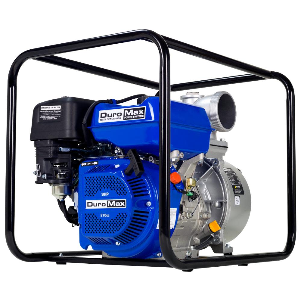 DuroMax270cc Gasoline Powered 4-in Water Pump