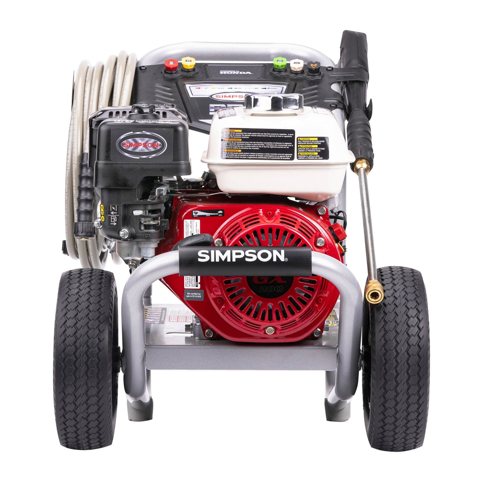 3700 PSI at 2.5 GPM HONDA GX200 with AAA Triplex Pump Cold Water Professional Gas Pressure Washer *Factory Serviced*