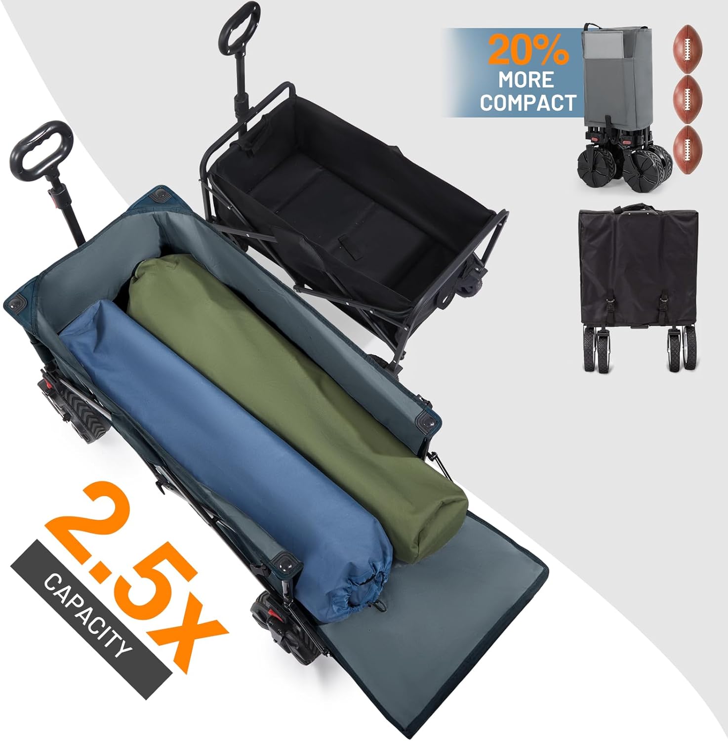 Oversized Camping Chair High Back Support up to 500lbs & 47