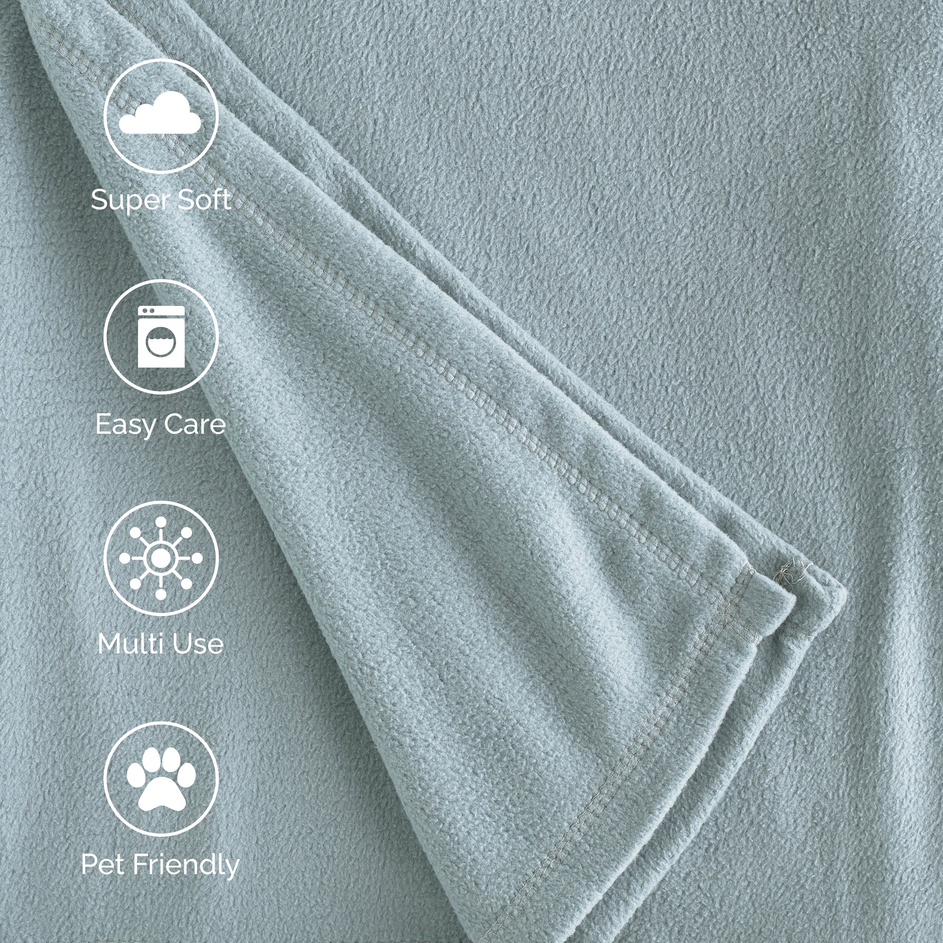 Martex Super Soft Fleece - Comfy Lightweight All Season Blanket