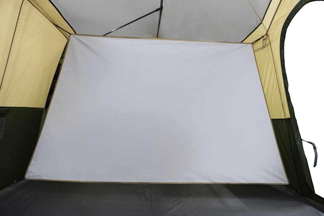 Hazel Creek 12 Person Cabin Tent, 3 Rooms, Green