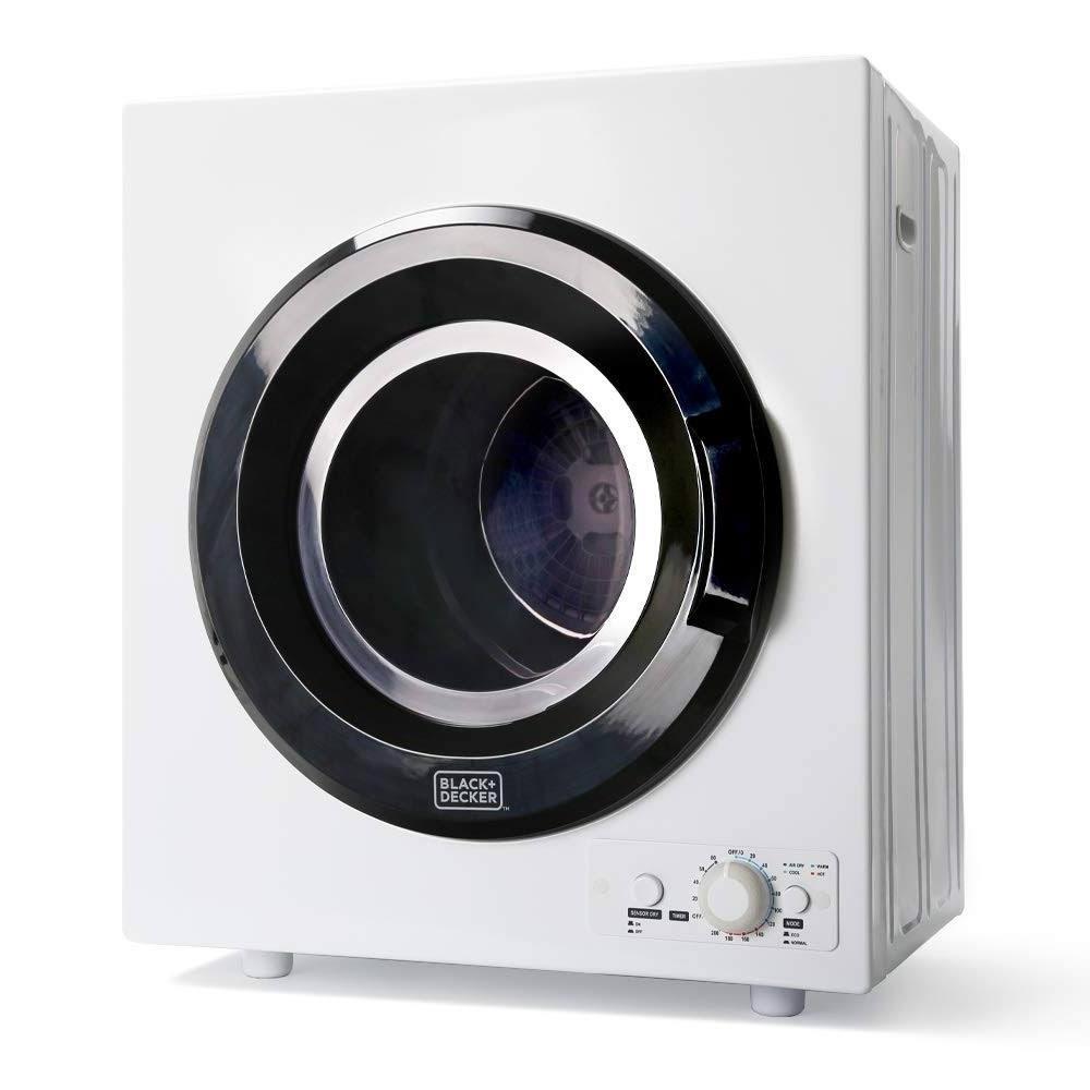 Black+decker 3.5 Cu. ft. Portable Dryer  C White Black