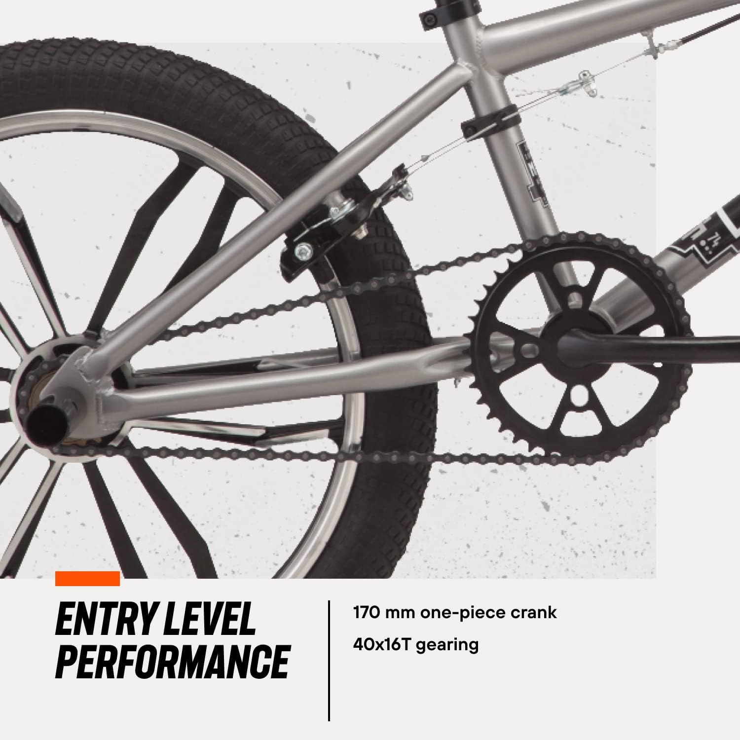 Legion Kids Freestyle Sidewalk BMX Bike, Beginner Riders, Boys and Girls, 16-20-inch Wheels, Hi-Ten Steel Frame, Micro Drive BMX Gearing