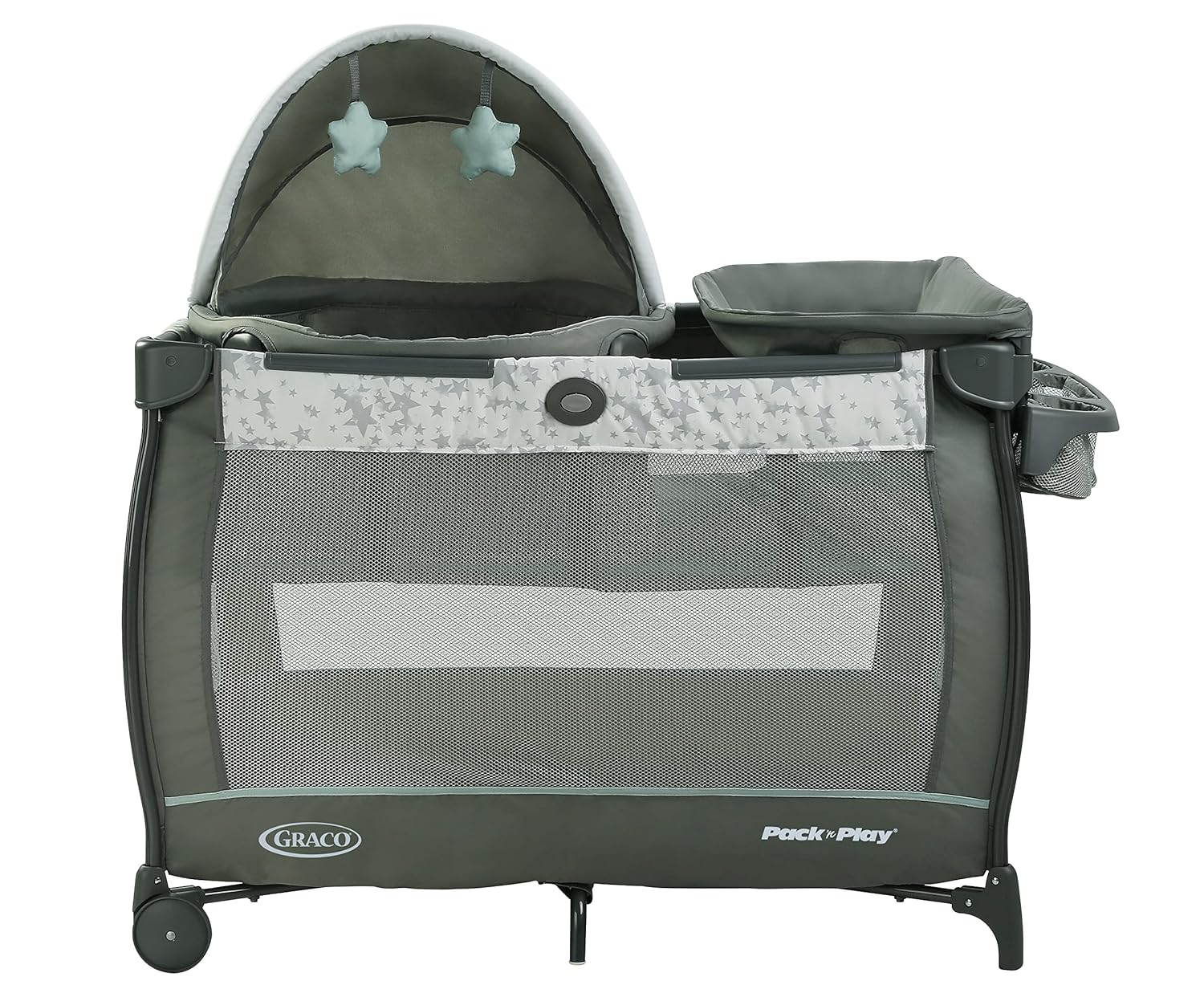 Graco Pack 'n Play Close2Baby Bassinet Playard Features Portable Bassinet Diaper Changer and More, Derby