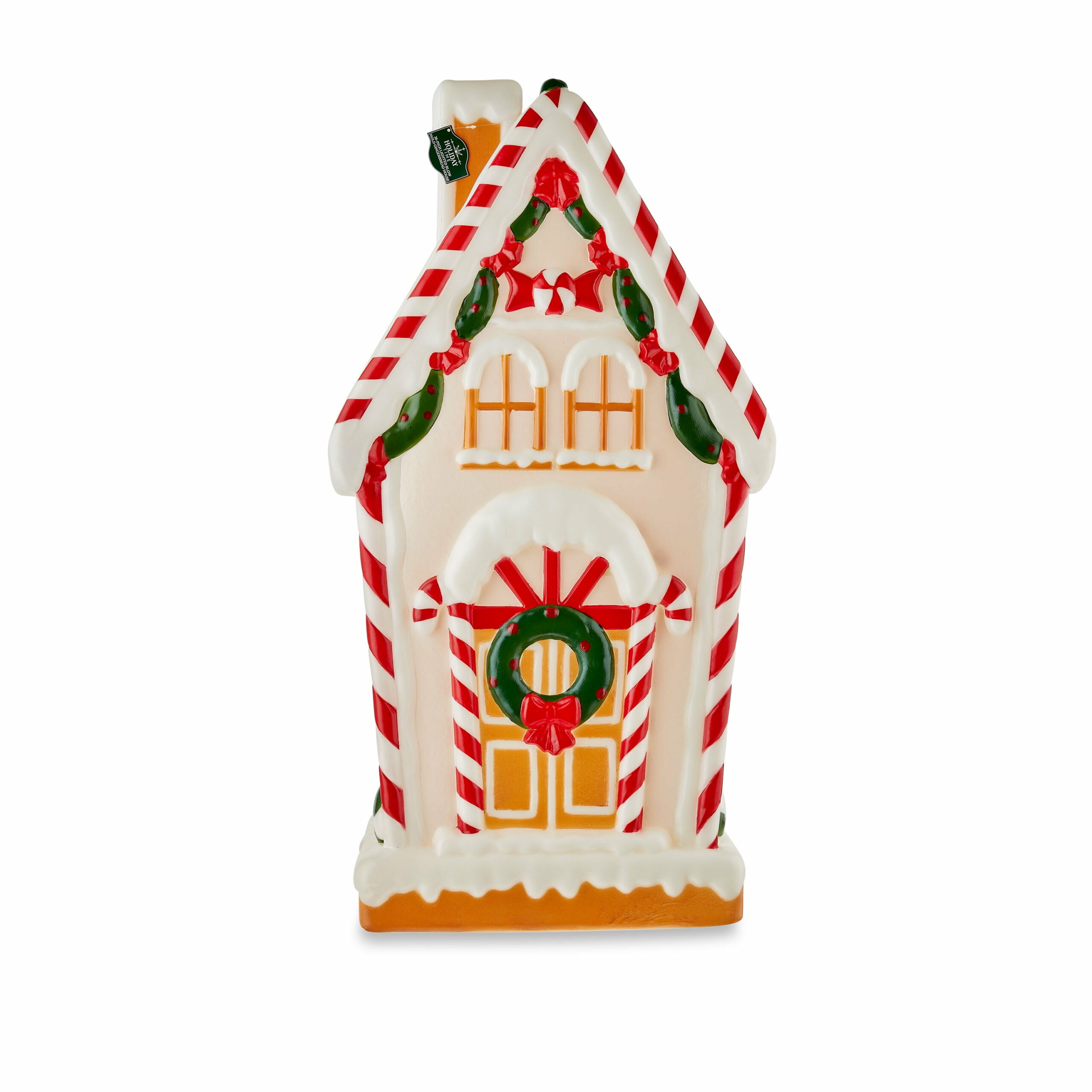 Holiday Time 36��� Blow Mold Light-Up Gingerbread House Decoration