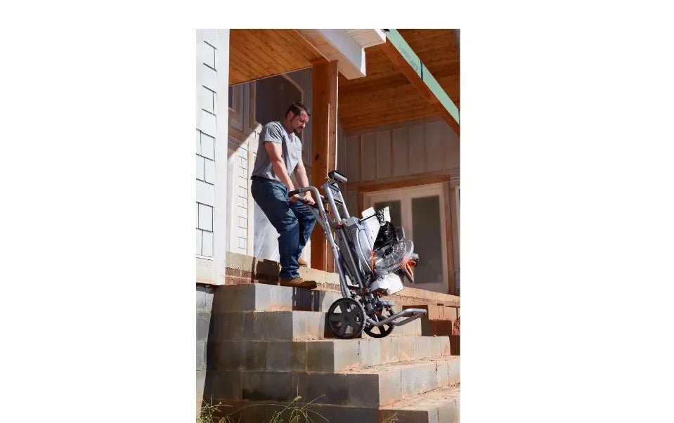 AC9946 Universal Mobile Miter Saw Stand with Mounting Braces