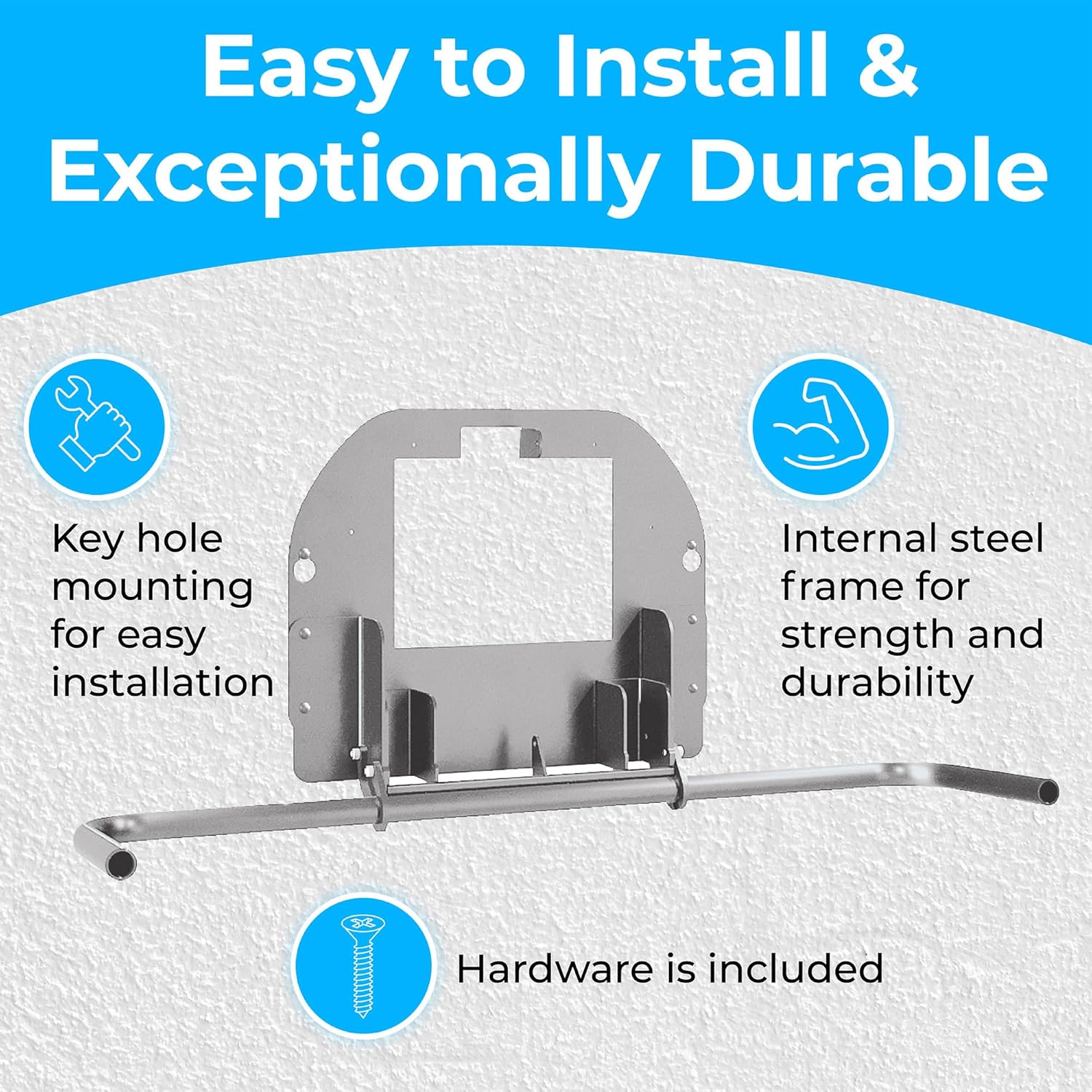 Koala Kare Horizontal Baby Changing Station, Cream, Extra-Wide Surface, Safety Belts, Microban Protection