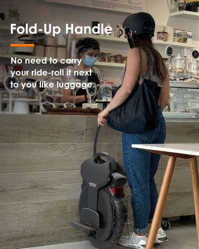 INMOTION V11 Electric Unicycle, 18��� Self-Balancing, 3.35��� Air Suspension, 1500Wh Battery, 34 MPH, 75-Mile Range