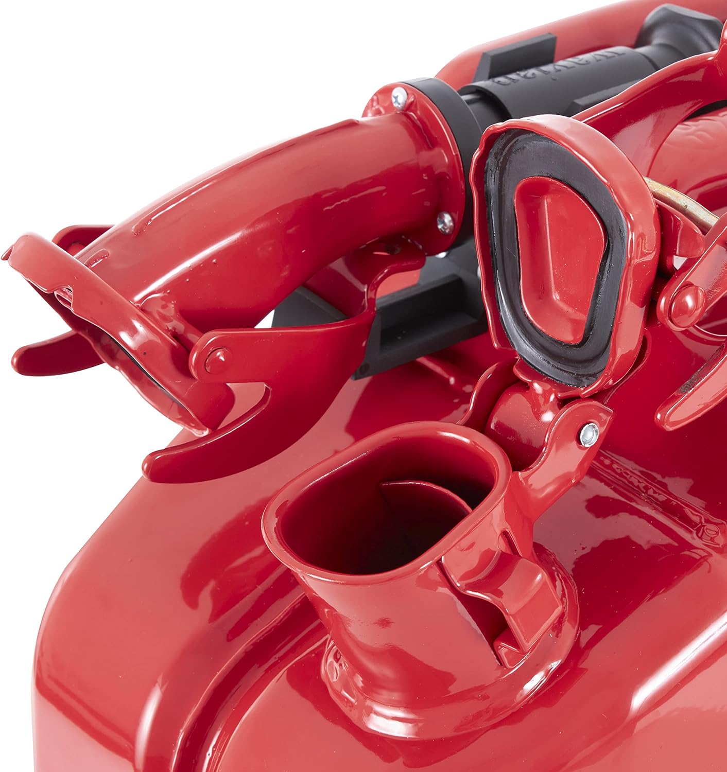 Wavian Jerry Can 20L Red  C CARB Compliant, Durable Gasoline Container with Spout