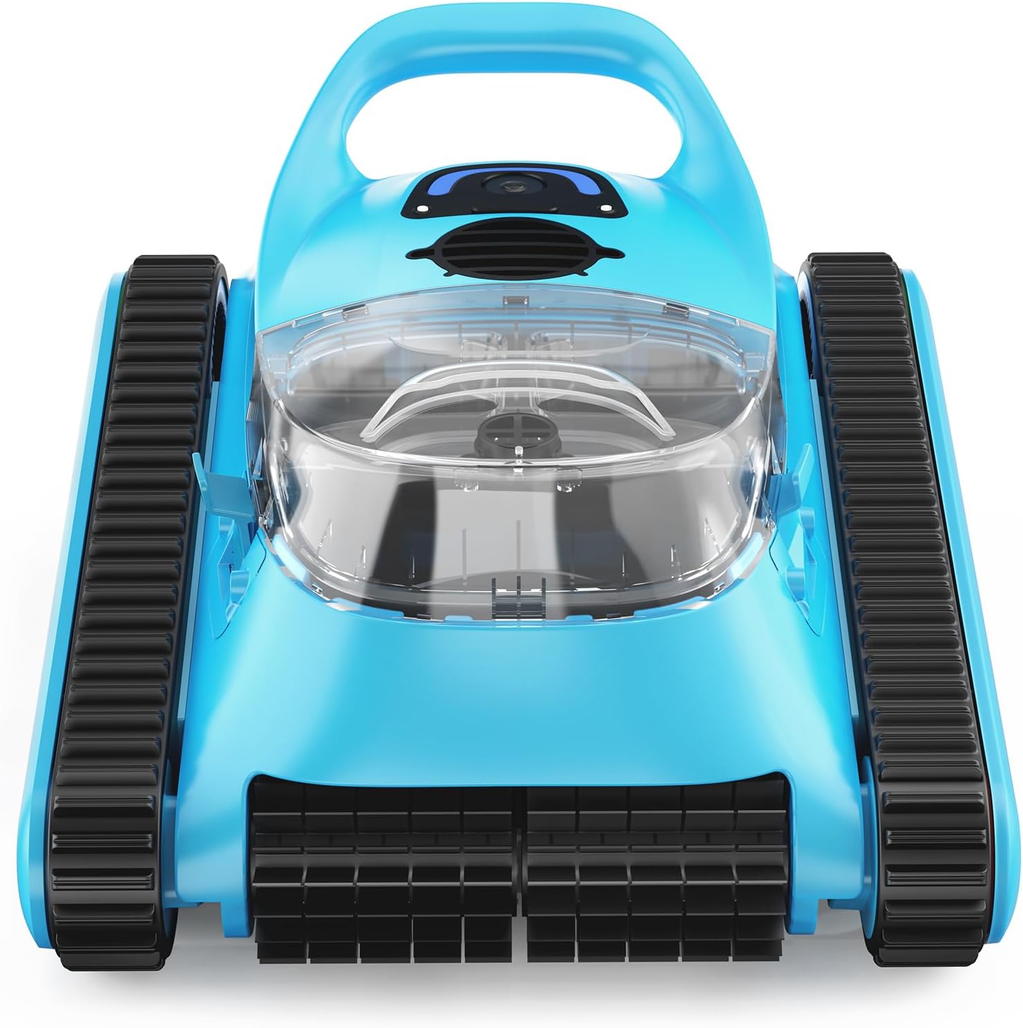 Cordless Pool Vacuum for above Ground Pool Automatic Robotic Pool Cleaner Wall Floor Waterline Cleaning 180W Powerful Suction Last 150 Mins for Inground Swimming Pool up to 2,050 sq.ft