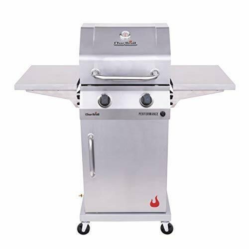 2-Burner Cabinet Style Liquid Propane Gas Grill Stainless Steel Material