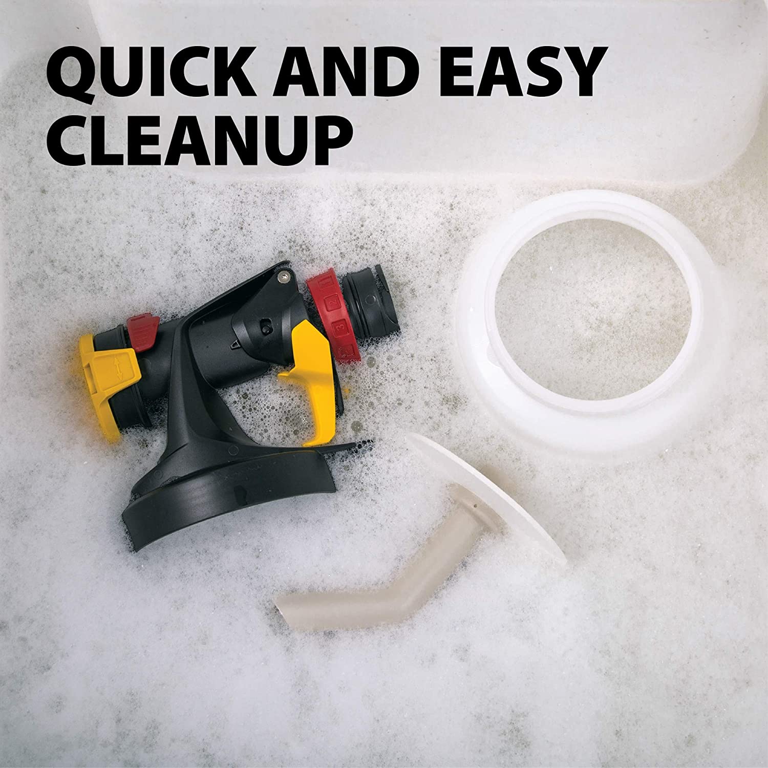 Wagner Spraytech FLEXiO 590 Handheld HVLP Paint Sprayer with Two Nozzles and Adjustable Flow