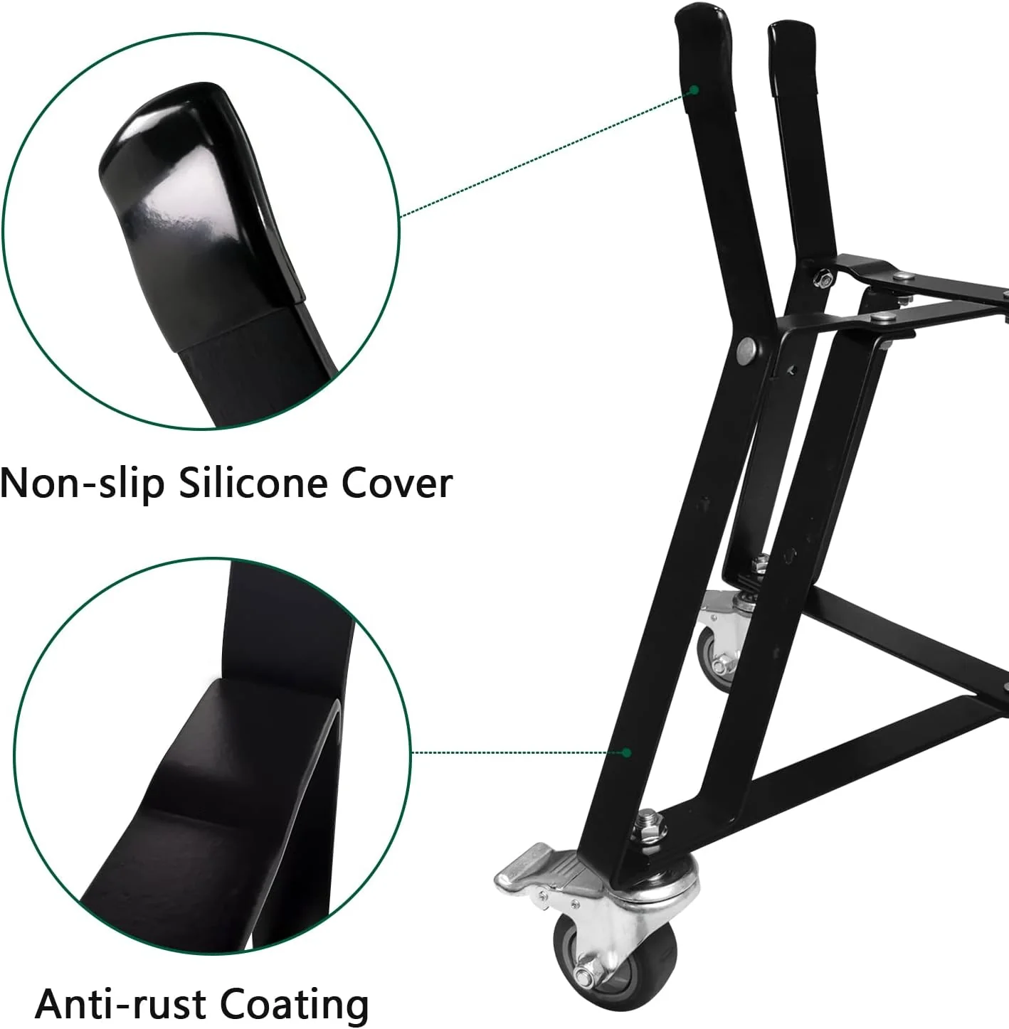Rolling Nest for Big Green Egg and Kamado Joe - Heavy Duty Grill Stand
