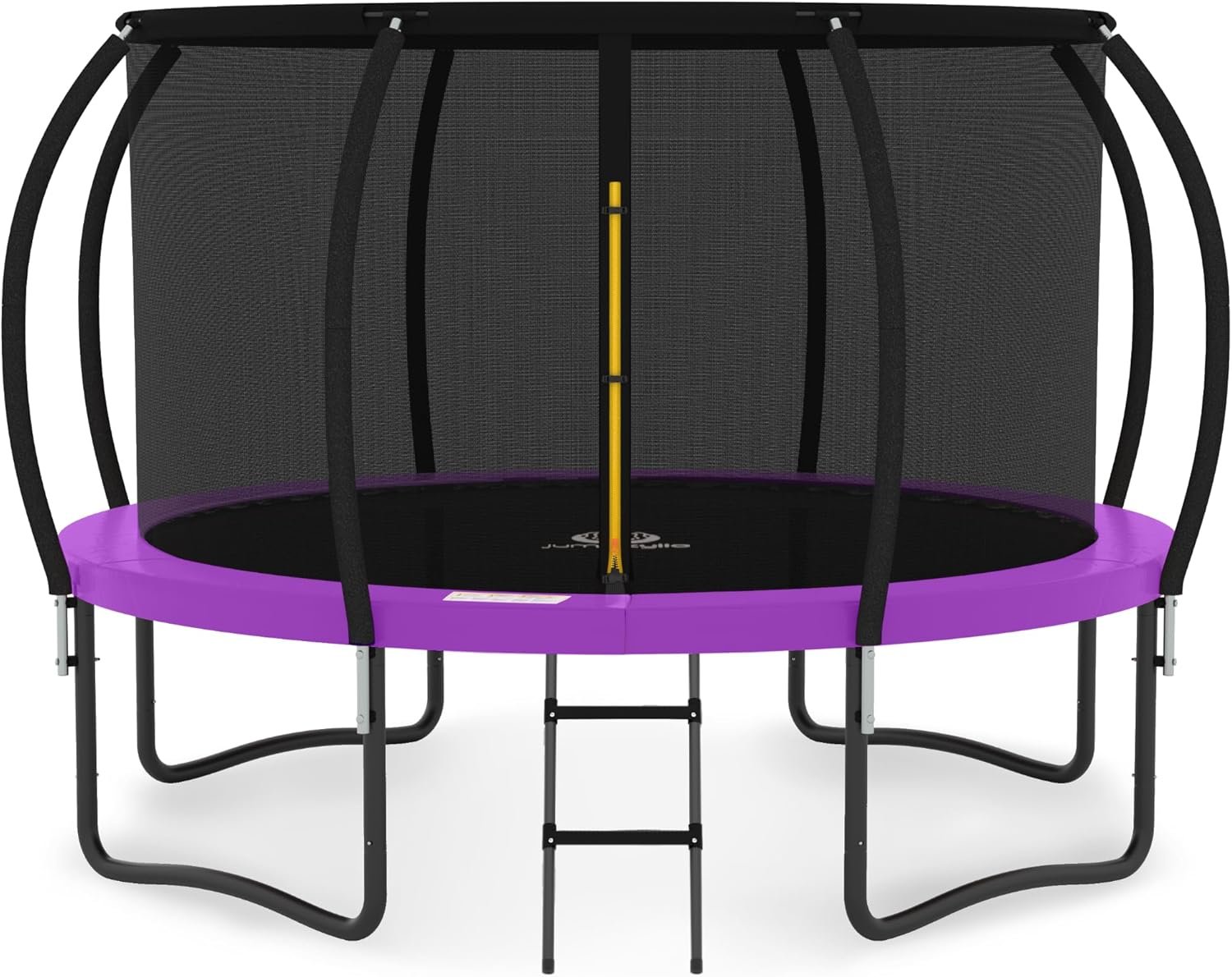 JUMPZYLLA Trampoline 8FT 10FT 12FT 14FT 15FT 16FT Trampoline with Enclosure �C Recreational Trampolines with Ladder and AntiRust Coating, ASTM Approval Outdoor Trampoline for Kids